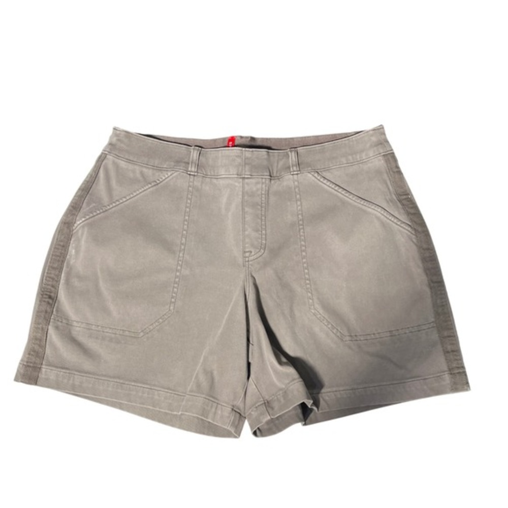 SPANX Shorts Comfort Stretch Pull‎ On Khaki Casual Walking Shorts XL